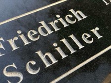 Grabstein schwarz Grabtafel