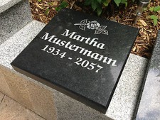 Grabmal Grabstein Urnenplatte