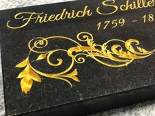 Schriftplatte Grabstein