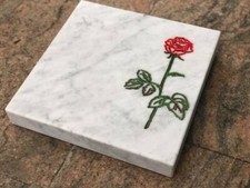 weisser Marmor Stein